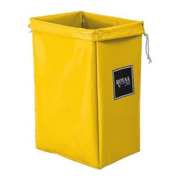 Hamper Bag, Yellow Vinyl