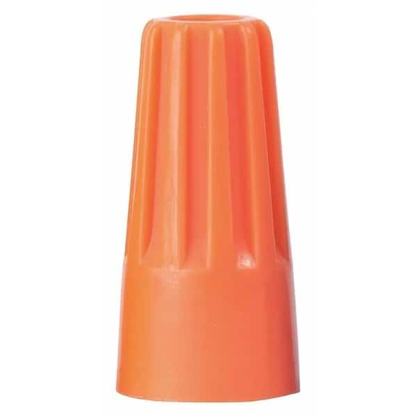 Wire Connector, Twist-On, Orange, PK500