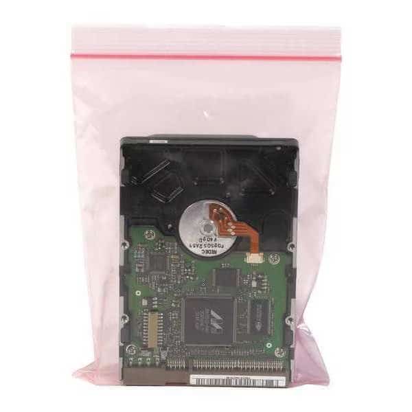 Anti-Static Poly Bags, 2-1/2" x 3", 4 mil, Clear, 1000 PK