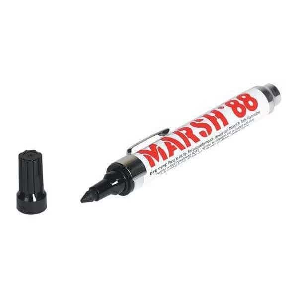 88 Valve Markers, Black, PK12