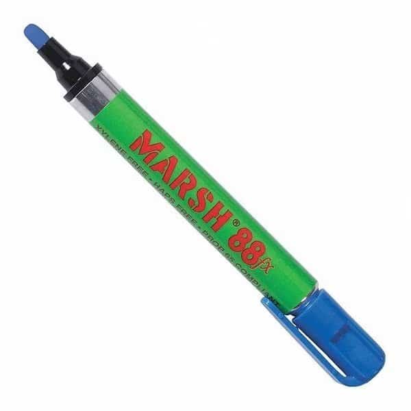 Metal Paint Marker, Blue 88fx, PK12, Blue Color Family, 12 PK