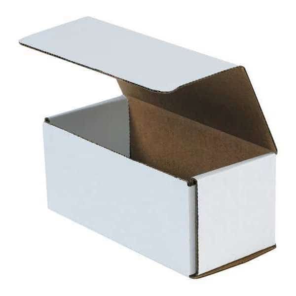 Corrugated Mailers, 11" x 4" x 4", White, 50/Bundle
