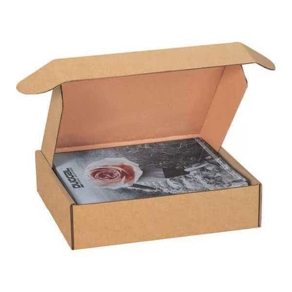 Deluxe Literature Mailers, 12 1/8" x 9 1/4" x 3", Kraft, 50/Bundle