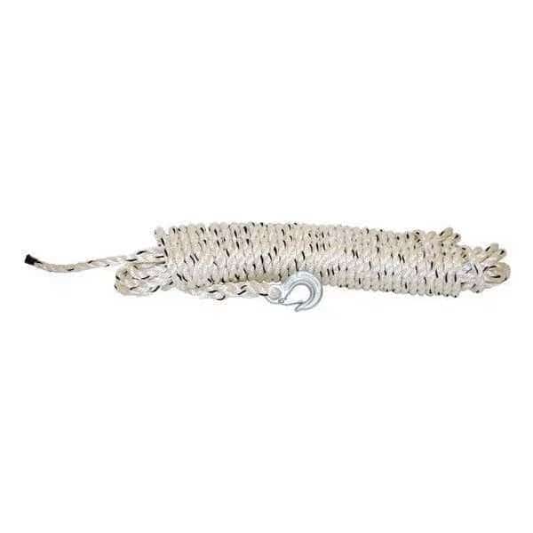Rope with Hook, 1/2" x 100 ft., Maasdam, Mfr#: 3973-100