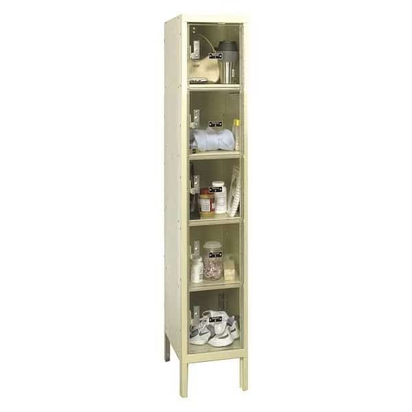 Sfty View Plus Locker, 12"X18"X66", 5 Tier