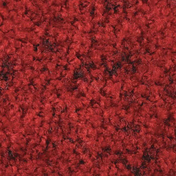 ColorStar Mat, Red/Black 3' x 5', Smooth Backing