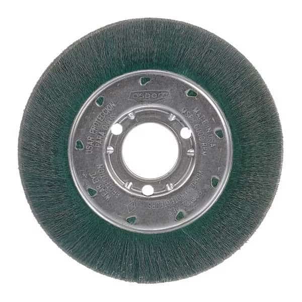 Encapsulated Narrow Face Wheel Brush, 8", Osborn, Mfr#: 0002154000