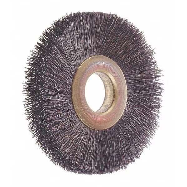Crimped Wire Wheel Brush, 3", 0001110100