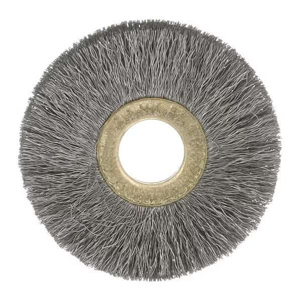 Crimped Wire Wheel Brush, 4", 0001106500