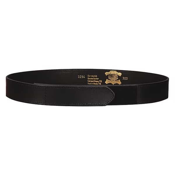 Belt, Leather, Black, Hook and Loop