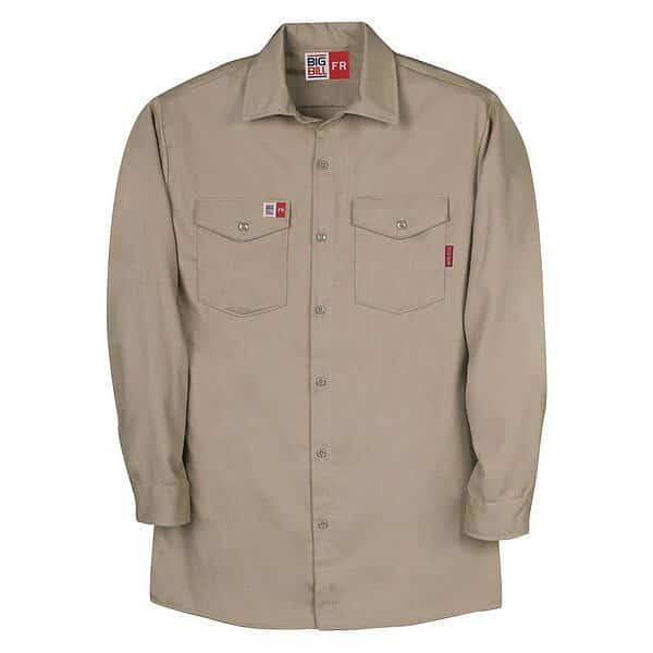 Shirt, Fire-Resistant, Khaki