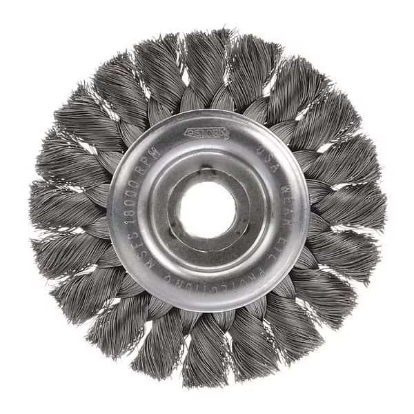Knot Wire Wheel Brush, 4", 0002621600