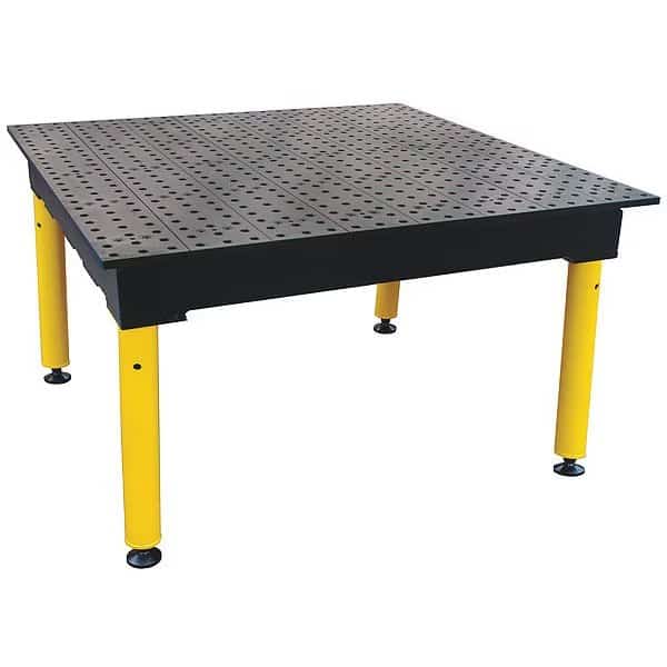 Modular Wldng Table, Hvy Dty Legs, 4x4 ft.