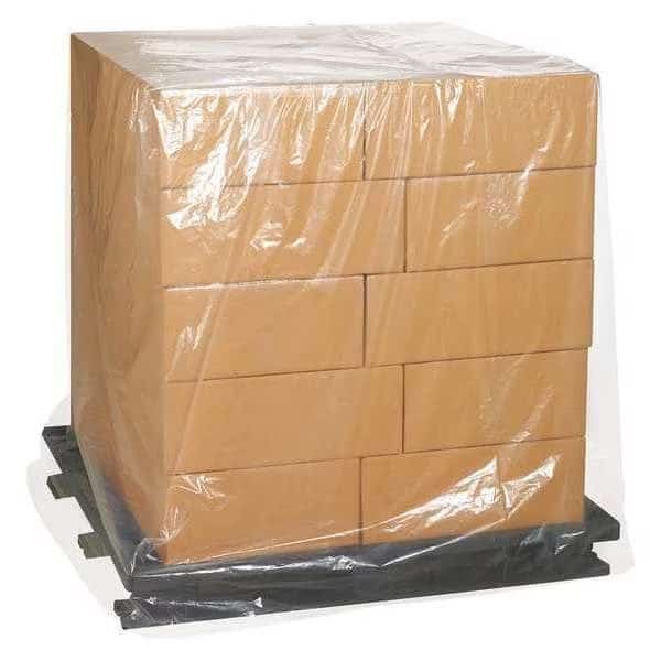 Clear Pallet Cover, 54" W, 96" L, 50 PK