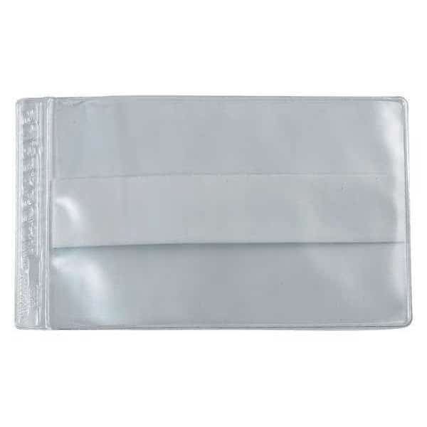 SUPERSCAN Press-On Vinyl Envelopes, 2" x 3 1/2", Clear, 50/Case