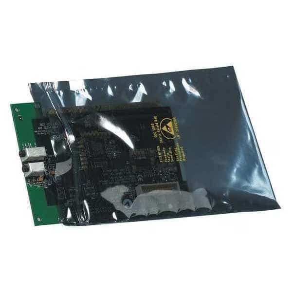Reclosable Static Shielding Bags, 16" x 24", Transparent, PK100