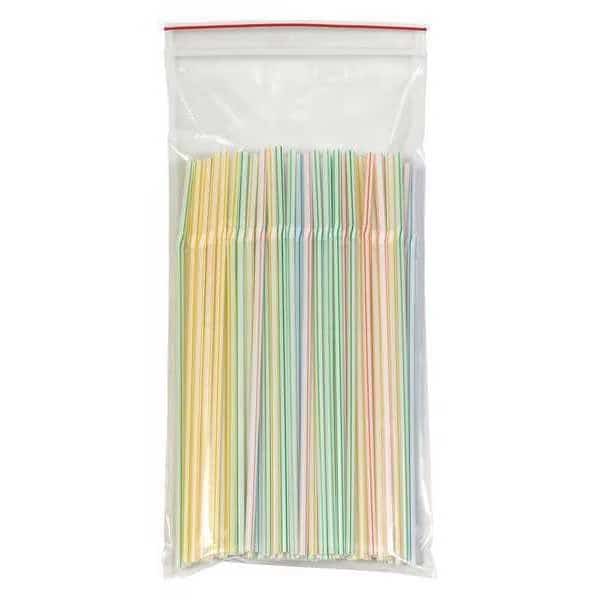 Reclosable Poly Bag, 6" L, 6" W, 2 mil Thick