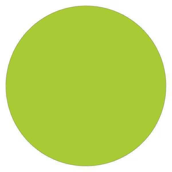 Tape Logic® Inventory Circle Labels, 2", Fluorescent Green, 500/Roll, TAPE LOGIC, Mfr# DL613J