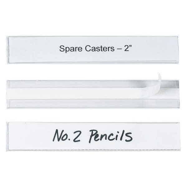 Label Holder,Self-Adhesive,1x6",PK12, Mfr#: LH112, HOL-DEX