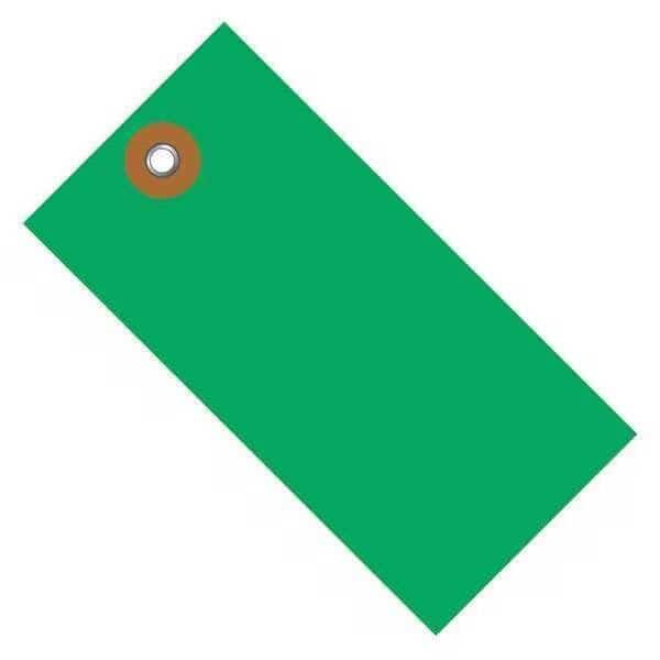 Tyvek Shipping Tags, 4 1/4" x 2 1/8", Green, PK100
