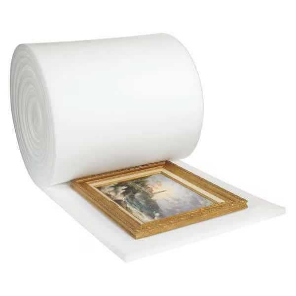 Soft Foam Roll, 1/2" x 24" x 72', White, 1/Each, PARTNERS BRAND, Mfr# FR2472