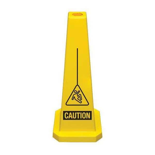 Lamba Cones, 36", Yellow Caution