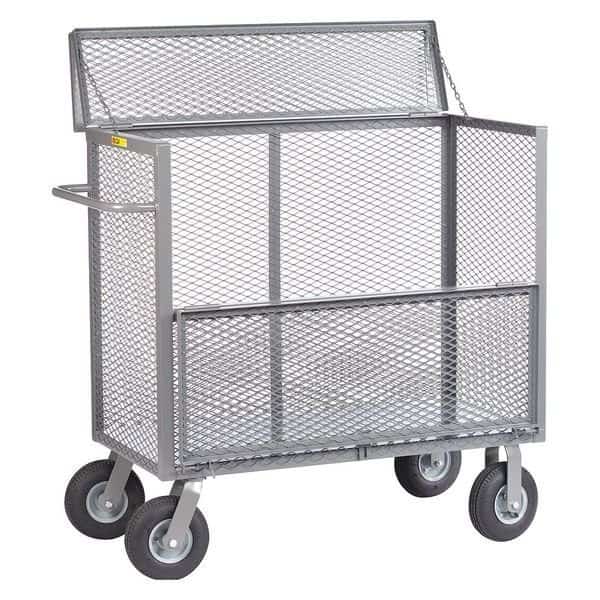 Security Box Truck, 1200 lb., 30x48 1200 lb Capacity, 30" W x 48" L x, LITTLE GIANT, Mfr# SB-3048-9P