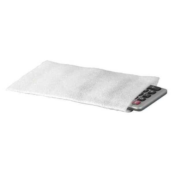 Flush Cut Foam Pouches, 3" x 3", White, PK1000