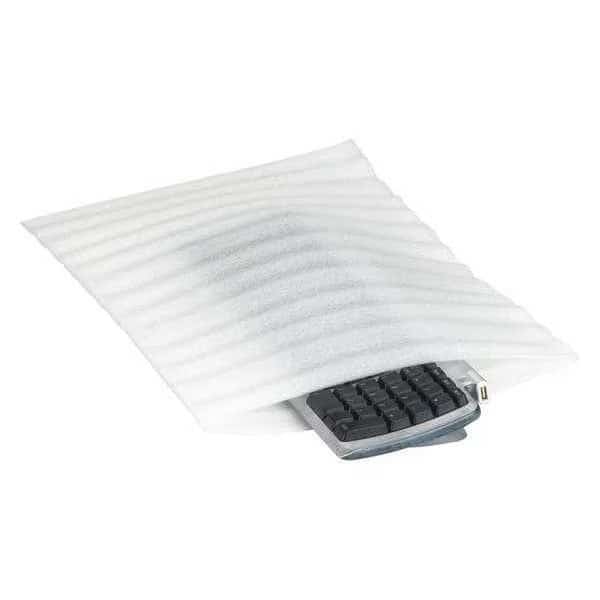 Flush Cut Foam Pouches, 24" x 36", White, 50/Case, Partners Brand, Mfr#: FP2436