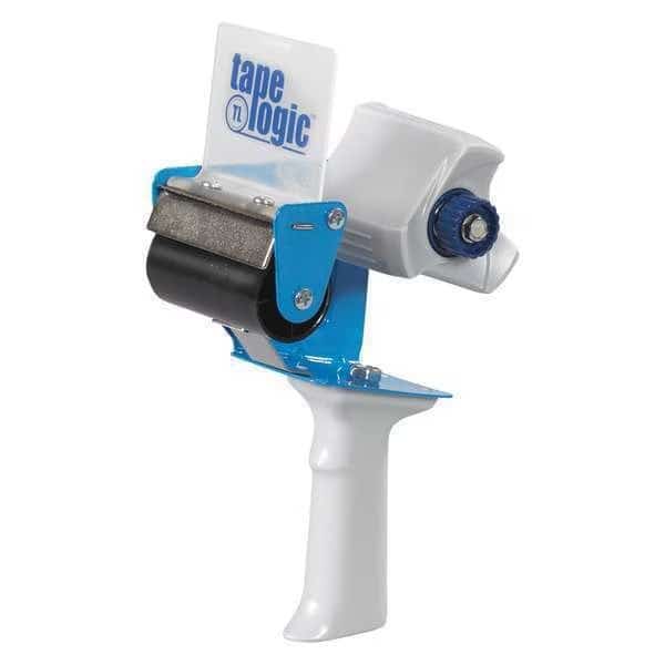 Tape Logic Industrial Carton Sealing Tape Dispenser, 3", Blue/White, 1/Each