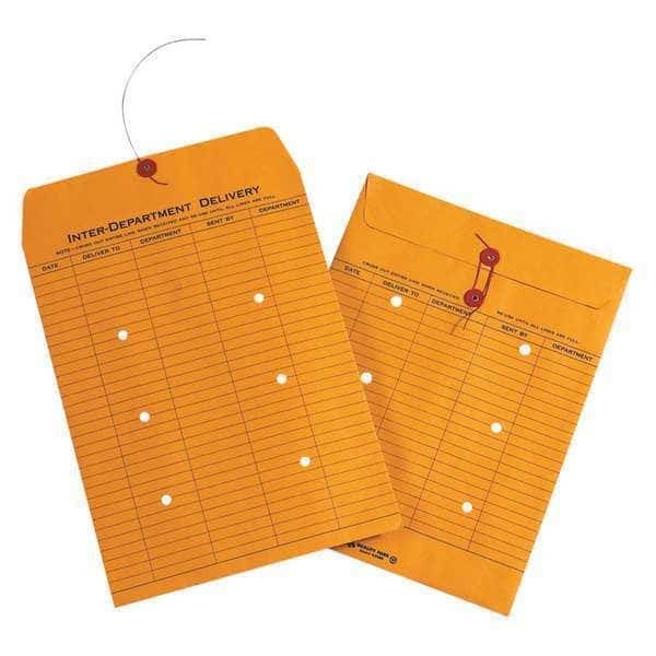 Inter-Department Envelopes, 10" x 13", Kraft, PK100