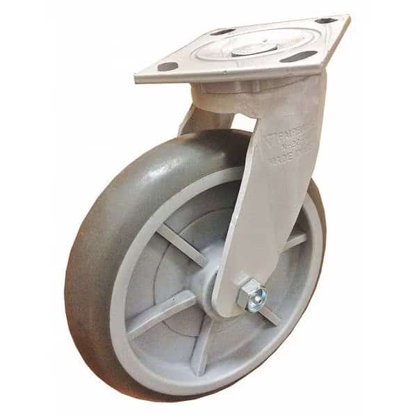 Casters, Thermoplastic Rubber, 8"