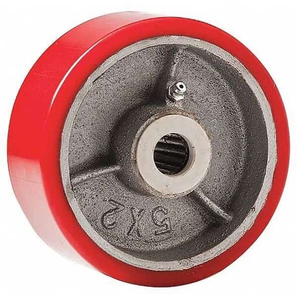 Polyurethane Mold-on Wheels, 8"x3", Fairbanks, Mfr#: 868-SB