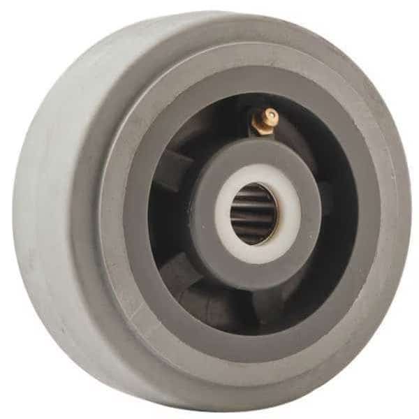 Thermoplastic Rubber Wheels,4", Mfr#: 2504-BX, FAIRBANKS