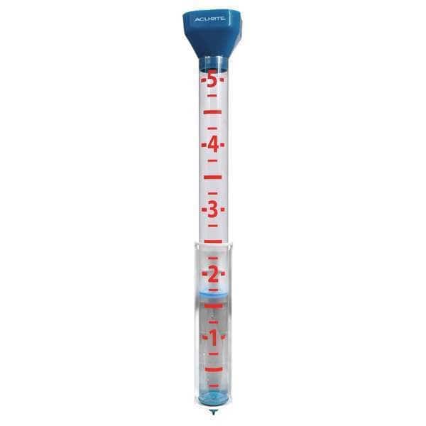 Rain Gauge Thermometer, Jumbo
