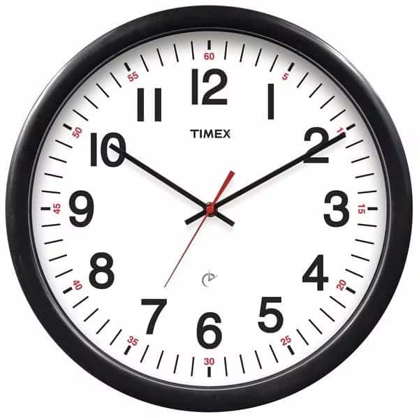 Set and Forget Wall Clock 14.25, w/5 Year