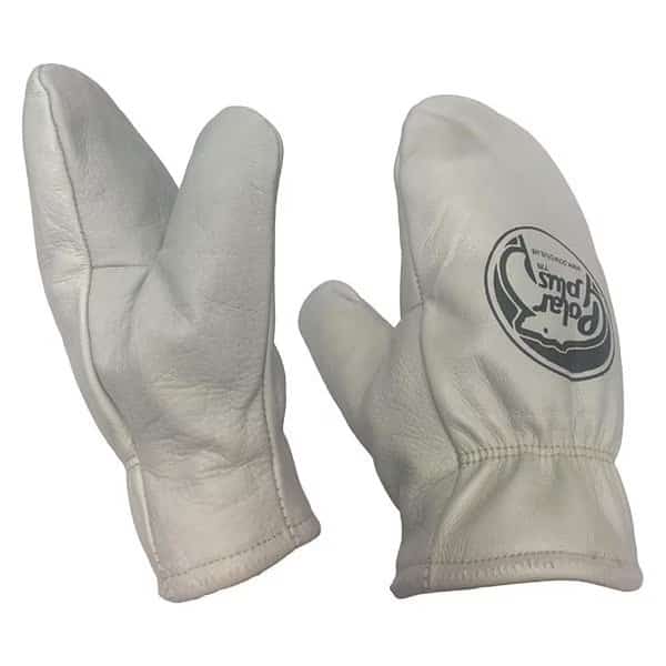 Grain Leather Insulate Freezer Mitten, PK3