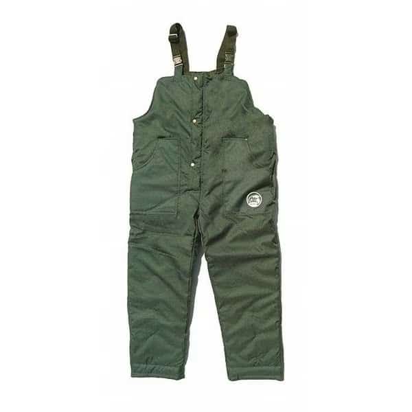 Heavy Duty Bib, Insulated, -50F, Green, 5X