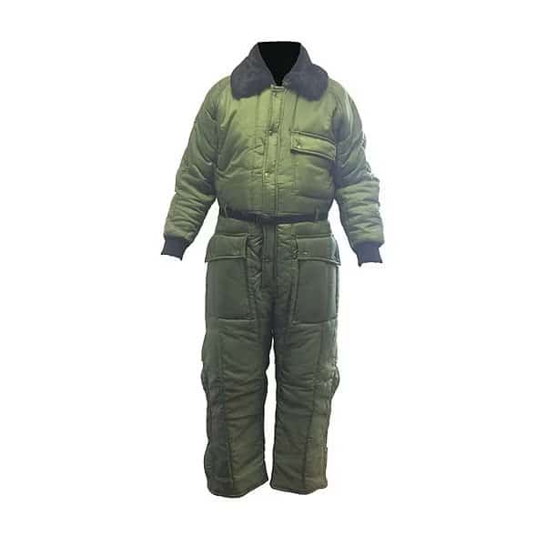 Insulated Heavy Duty Coverall, Green, XL