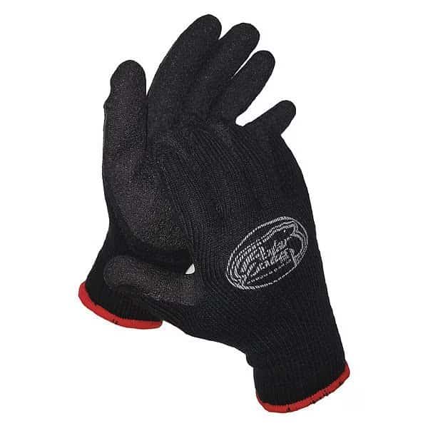 Cold Protection Gloves, Latex, Black, XL 12 PK