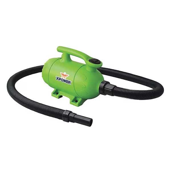 2-in-1 Pro-At-Home Force Air Pet Dryer + Vacuum, 2 HP, 100 CFM, 8.0A, Green
