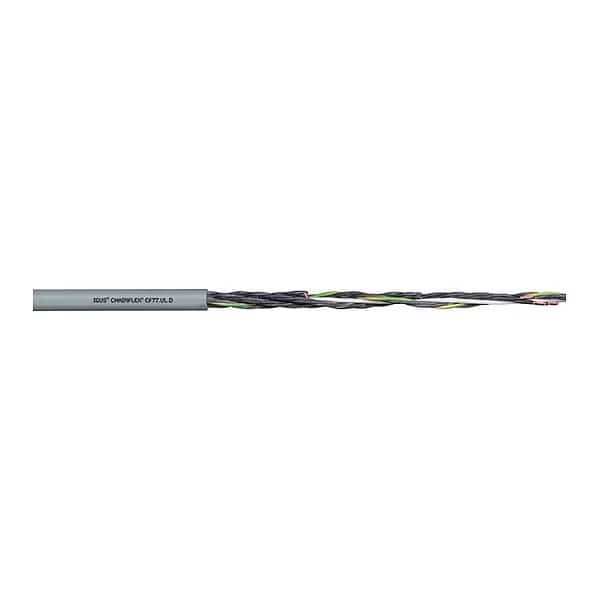 Oil Resistant Control, PUR, No.18, 3G, 50ft, Igus, Mfr#: CF77-UL-07-03-D
