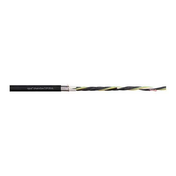 Oil Res Power, TPE, No.10, 4G/Shield, 100ft, IGUS, Mfr# CF35-UL-60-04