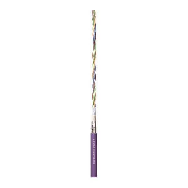 Oil Res Ethernet Cable, CAT5e, TPE, 25ft, Igus, Mfr#: CFBUS-045