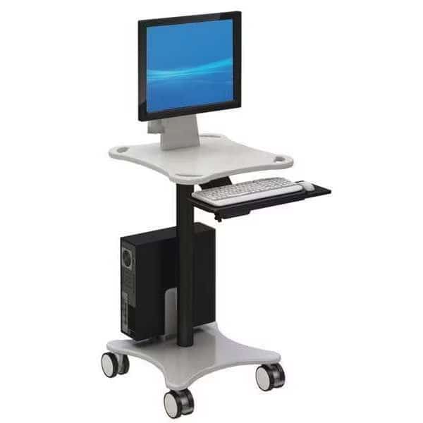 Anti-Microbial Cart, Gray, 60-29/32" H