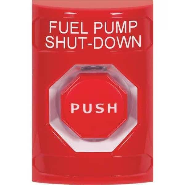 Fuel Pump Shutdown Push Button, Red Color