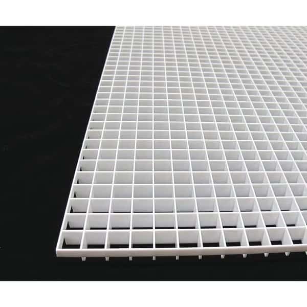 Egg Crate Diffuser 48 X 24, Painted, Plastic