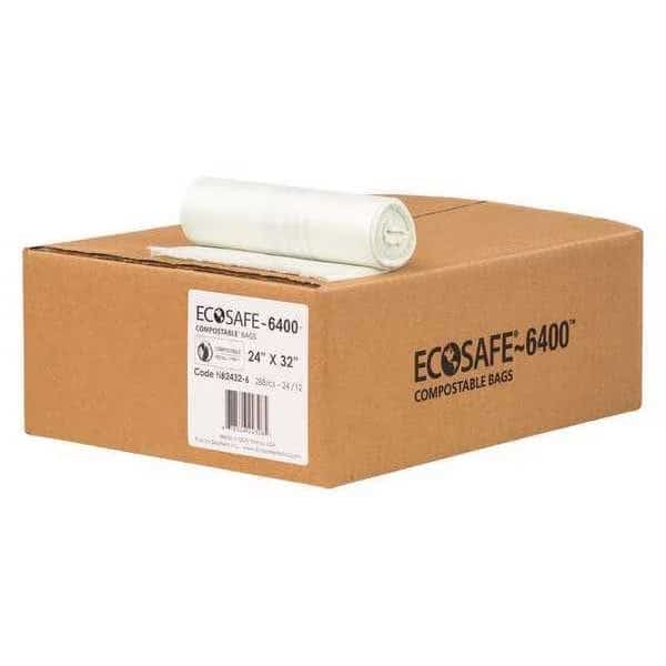 13 gal Trash Bags, 24 in x 32 in, Heavy-Duty, 0.6 mil, Green