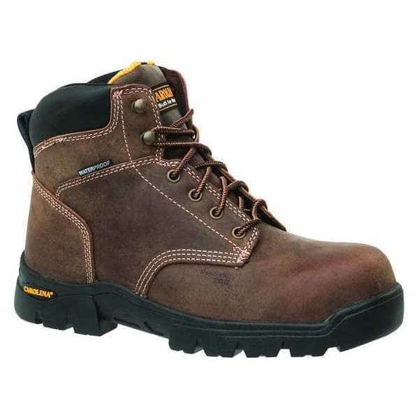 Men's 6-Inch Work Boot, 9 1/2, Composite Toe, 6 in H, Tan, CA3536