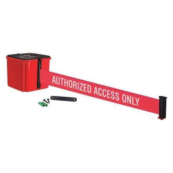 Belt Barrier, Authorized Access Only, 4" H